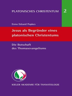 cover image of Jesus als Begründer eines platonischen Christentums